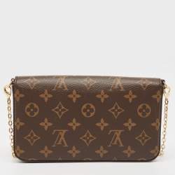 Pre Owned Louis Vuitton Monogram Canvas Felicie Pochette Bag