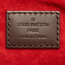 Louis Vuitton Damier Ebene Canvas Twice Pochette Bag