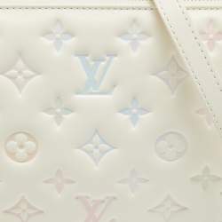 Pre Owned Louis Vuitton Milky Way Monogram Embossed Puffy Leather Coussin BB Bag