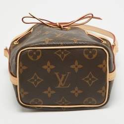 Pre Owned Louis Vuitton Monogram Canvas Nano Noe Bag