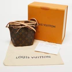 Pre Owned Louis Vuitton Monogram Canvas Nano Noe Bag