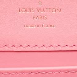 Louis Vuitton Pink Embroidered Satin Capucines Capushell Mini Bag