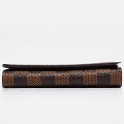 Louis Vuitton Damier Ebene Canvas Porte Monnaie Billets Tresor Wallet