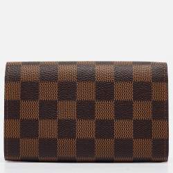Louis Vuitton Damier Ebene Canvas Porte Monnaie Billets Tresor Wallet