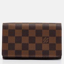 Louis Vuitton Damier Ebene Canvas Porte Monnaie Billets Tresor Wallet