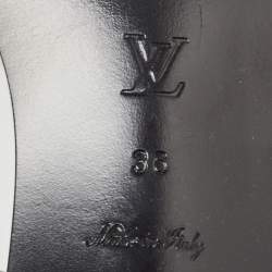 Louis Vuitton Brown/Black Monogram Canvas Slides Size 36