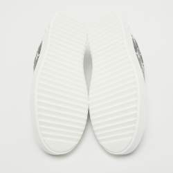 Louis Vuitton Black/White Monogram Denim Time Out Sneakers Size 37