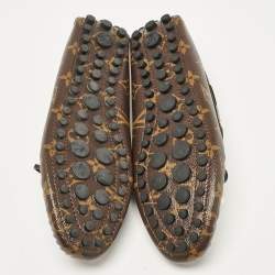 Louis Vuitton Brown Monogram Canvas Gloria Loafers Size 37.5