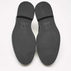 Pre Owned Louis Vuitton Black Patent Leather Oxfords Size 37.5