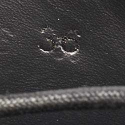 Louis Vuitton Black Monogram Suede Wedge Ankle Boots Size 36