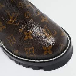 Louis Vuitton Monogram Canvas Star Trail Ankle Boots Size 37