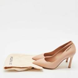 Louis Vuitton Beige Leather Urban Twist Pumps Size 38.5