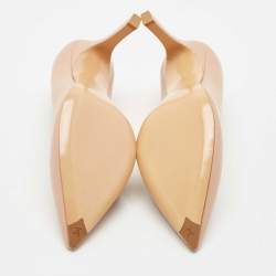 Louis Vuitton Beige Leather Urban Twist Pumps Size 38.5