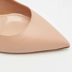 Louis Vuitton Beige Leather Urban Twist Pumps Size 38.5