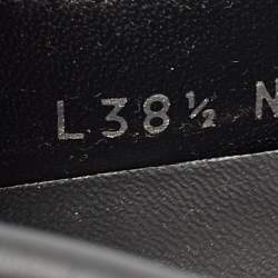 مملوكة مسبقًا Louis Vuitton Gloria Size 38.5 Brown/Black Coated Canvas and Leather Loafers