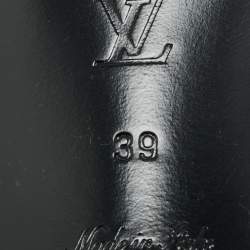 مملوكة مسبقًا Louis Vuitton Lock It Size 39 Brown Demier Canvas Slide Sandals