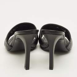 مملوكة مسبقًا صندل سلايد لوي فيتون إحياء جلد بنقشة مونوجرام ذهبي مقاس 39.5