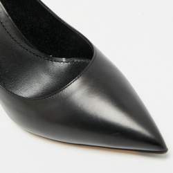 Pre Owned Louis Vuitton Urban Twist Size 38.5 Black Leather Pumps