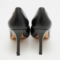 Pre Owned Louis Vuitton Urban Twist Size 38.5 Black Leather Pumps