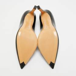 Pre Owned Louis Vuitton Urban Twist Size 38.5 Black Leather Pumps