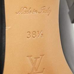 Pre Owned Louis Vuitton Urban Twist Size 38.5 Black Leather Pumps