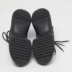 Pre Owned حذاء رياضي لويس فيتون أبيض/بني نقش المونوغرام كانفاس وشبك أربطة آرتشلايت مقاس 37.5