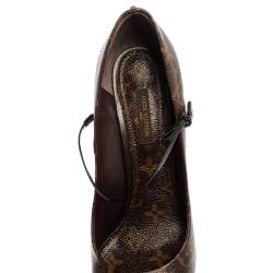 مملوكة مسبقًا Louis Vuitton Monogram Canvas Mary Jane Pumps Size 40.5