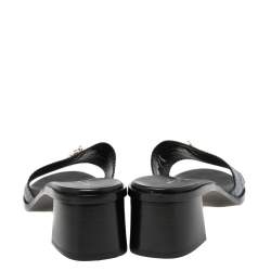 Pre Owned Louis Vuitton Multicolor LV Pop Monogram Canvas Lock It Mule Sandals Size 40