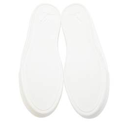 مملوكة مسبقًا Louis Vuitton Pink/White Monogram Mesh And Leather Stellar Open Back Sneakers Size 38.5