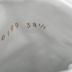 مملوكة مسبقًا Louis Vuitton Pink/White Monogram Mesh And Leather Stellar Open Back Sneakers Size 38.5