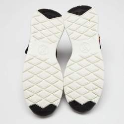 مملوكة مسبقًا Louis Vuitton Black Knit Fabric Aftergame High-Top Sneakers Size 36
