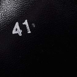 Pre Owned صندل سلايد لوي فيتون ويف بوم ديا جلد أسود مقاس 41