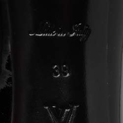 Pre Owned Louis Vuitton Black Patent Leather Fiance Pumps Size 39