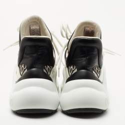 مملوكة مسبقًا Louis Vuitton White/Black Canvas and Leather Archlight Sneakers Size 38