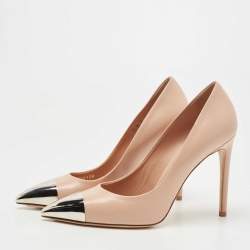Louis Vuitton Beige Leather Urban Twist Pumps  38