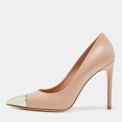 Louis Vuitton Beige Leather Urban Twist Pumps  38