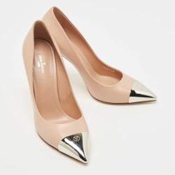 Louis Vuitton Beige Leather Urban Twist Pumps  38