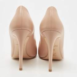 Louis Vuitton Beige Leather Urban Twist Pumps  38