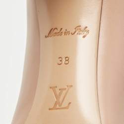 Louis Vuitton Beige Leather Urban Twist Pumps  38