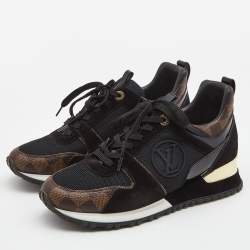Run away leather trainers Louis Vuitton Brown size 37.5 EU in Leather -  35045242