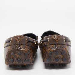 Louis Vuitton Brown Monogram Canvas Gloria  Loafers Size 37.5