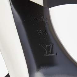 Louis Vuitton White Leather Bliss Multistrap Pumps Size 36.5