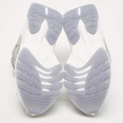Louis Vuitton Grey PVC and Mesh Low Top Sneakers Size 38