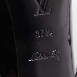 مملوكة مسبقًا Louis Vuitton Black Patent Leather Oh Really!  Pumps Size 37.5