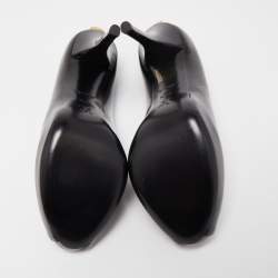 مملوكة مسبقًا Louis Vuitton Black Patent Leather Oh Really!  Pumps Size 37.5