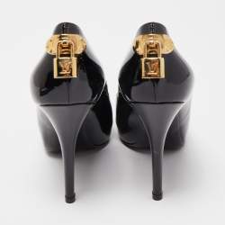 مملوكة مسبقًا Louis Vuitton Black Patent Leather Oh Really!  Pumps Size 37.5