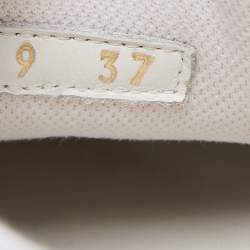 Louis Vuitton Navy Blue Suede and Canvas Run Away Low Top Sneakers Size 37