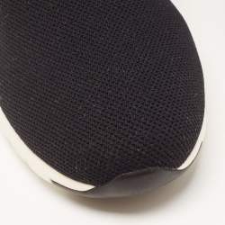 Louis Vuitton Black Knit Fabric Aftergame High Top Sneakers Size 40