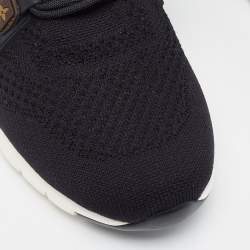 Louis Vuitton Black Mesh and Canvas Aftergame Sneakers Size 40