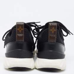 Louis Vuitton Black Mesh and Canvas Aftergame Sneakers Size 40